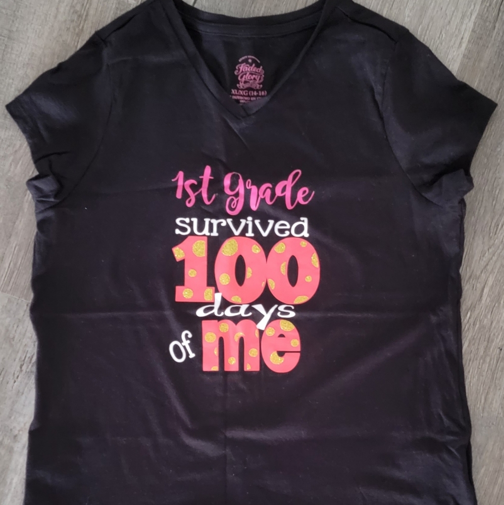100 days of school tshirt